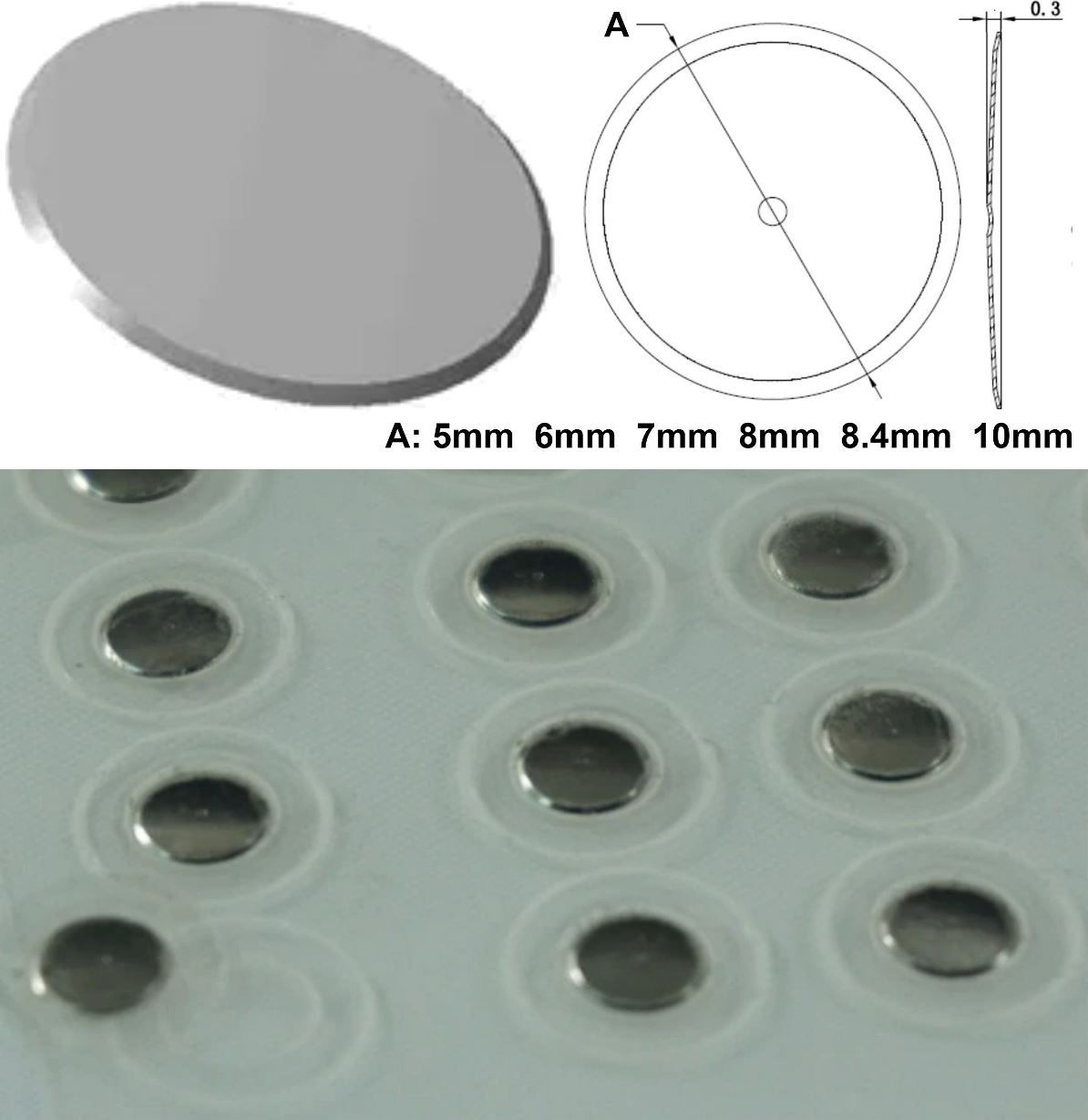 Tact Switch Redondas